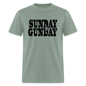 Sunday Gunday Classic T-Shirt - sage