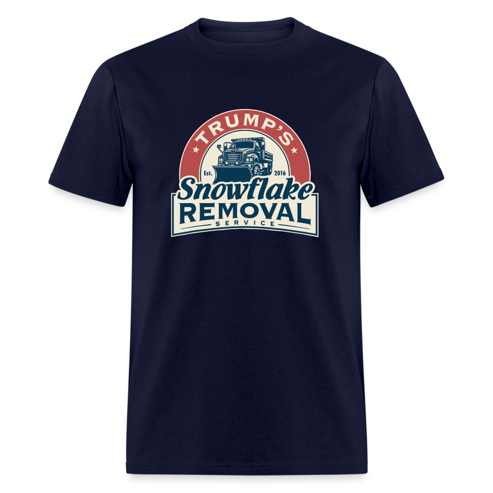 Trump's Snowflake Removal Service Classic T-Shirt - navy