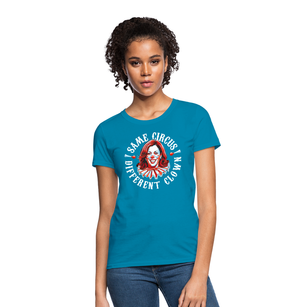 Same Circus Different Clown V2 Women's T-Shirt - turquoise