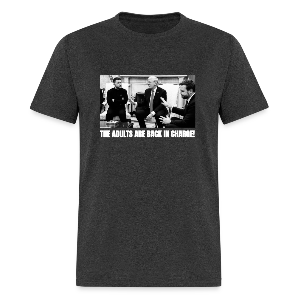 The Adults Are Back In Charge Unisex Classic T-Shirt - heather black