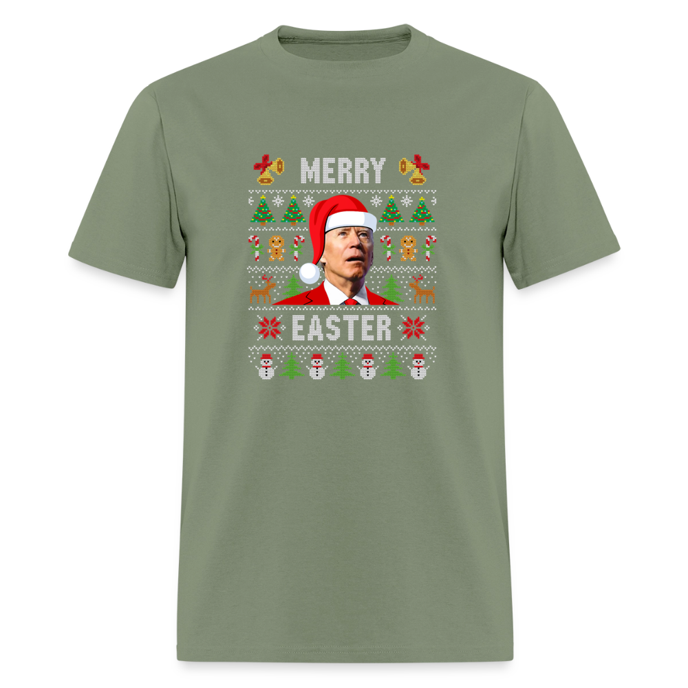 Funny Joe Biden Christmas Classic Men's T-Shirt - military green