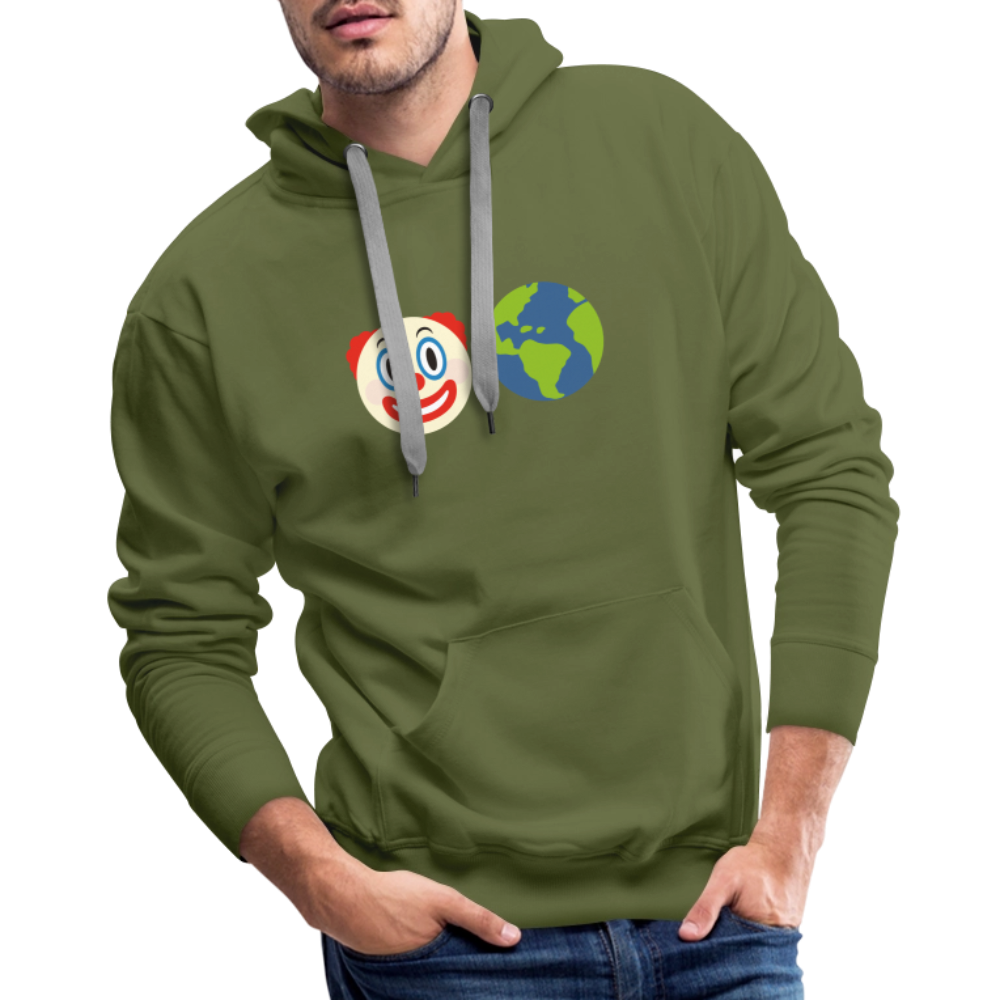 Clown World Men’s Premium Hoodie - olive green