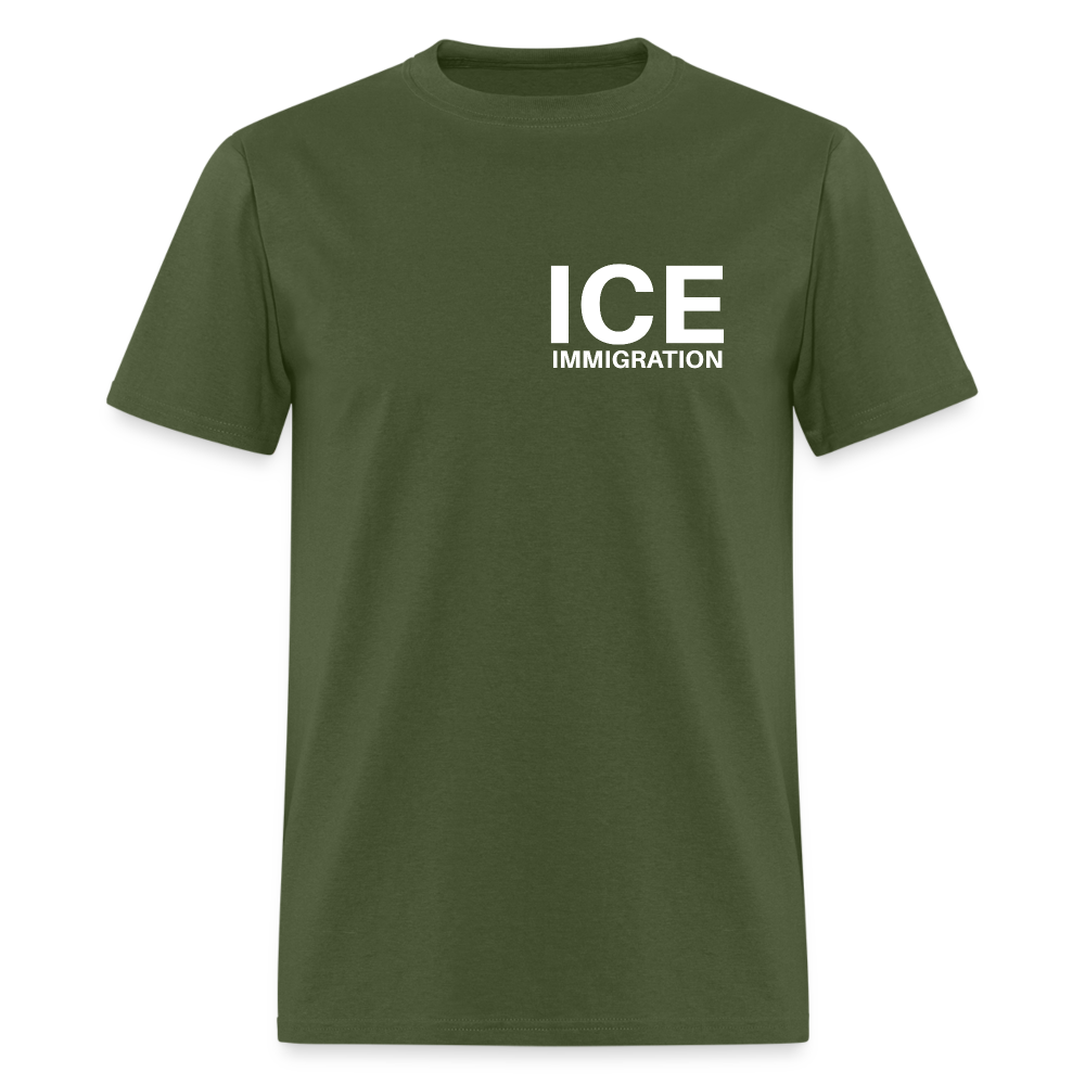 ICE Immigration Unisex Classic T-Shirt - military green