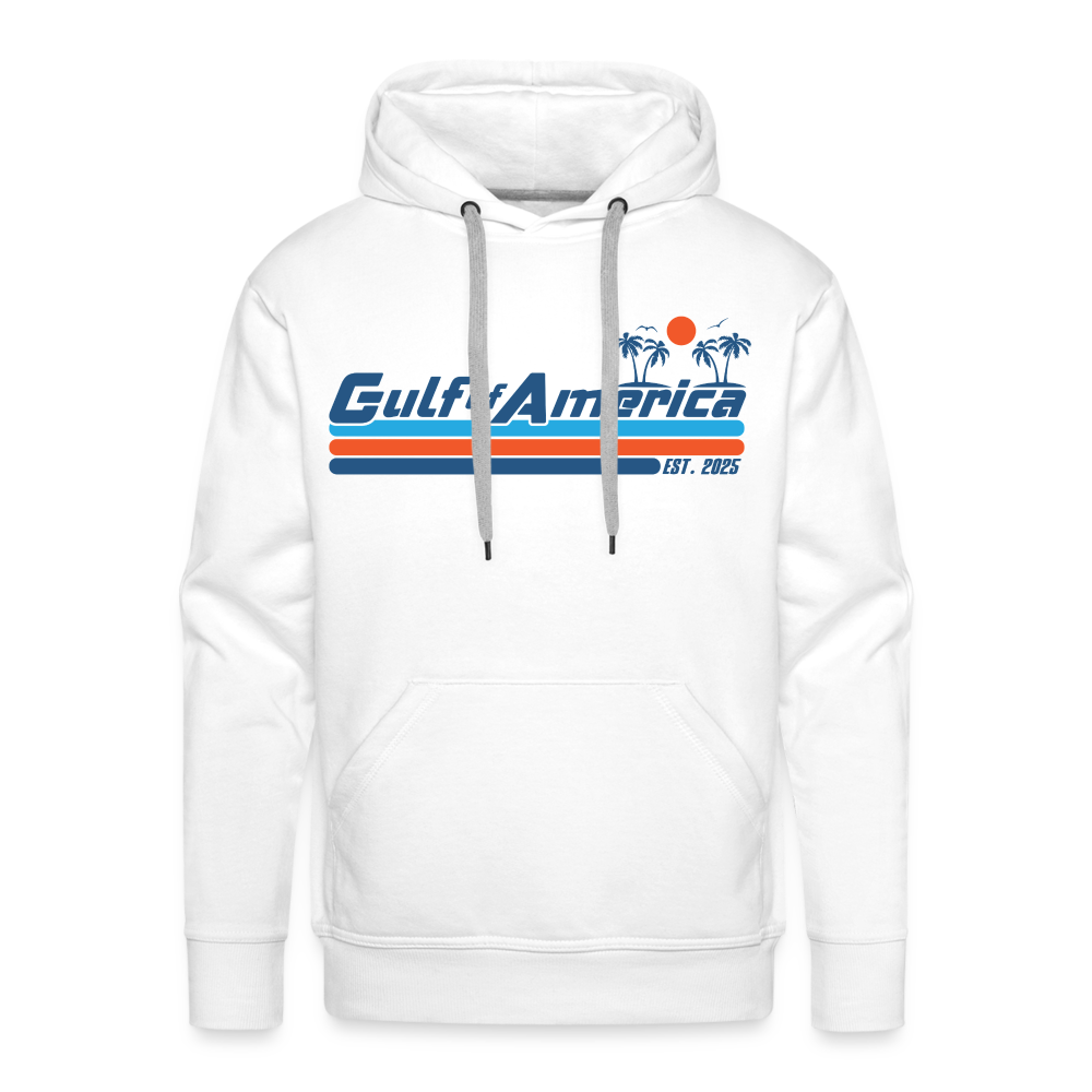 Gulf of America Men’s Premium Hoodie - white