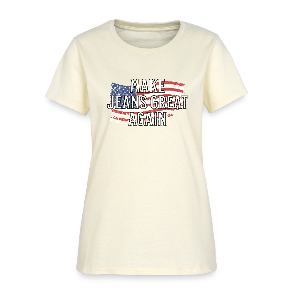 Make Jeans Great Again Women's T-Shirt - off white