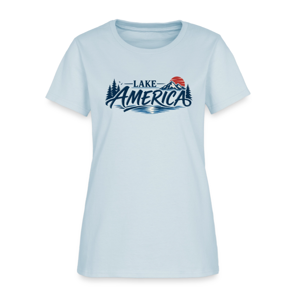Lake America Women's T-Shirt - light blue