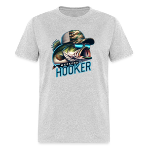 Weekend Hooker Funny Fishing Men's Classic T-Shirt - heather gray