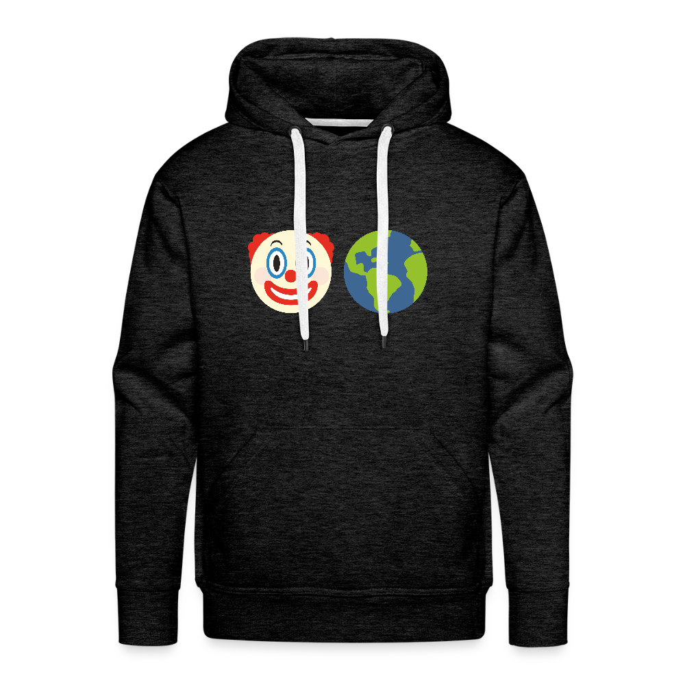 Clown World Men’s Premium Hoodie - charcoal grey