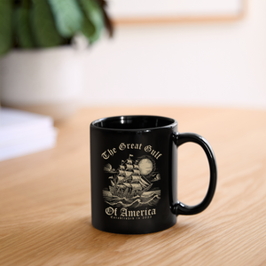 The Great Gulf Of America Est. 2025 Full Color Mug - black