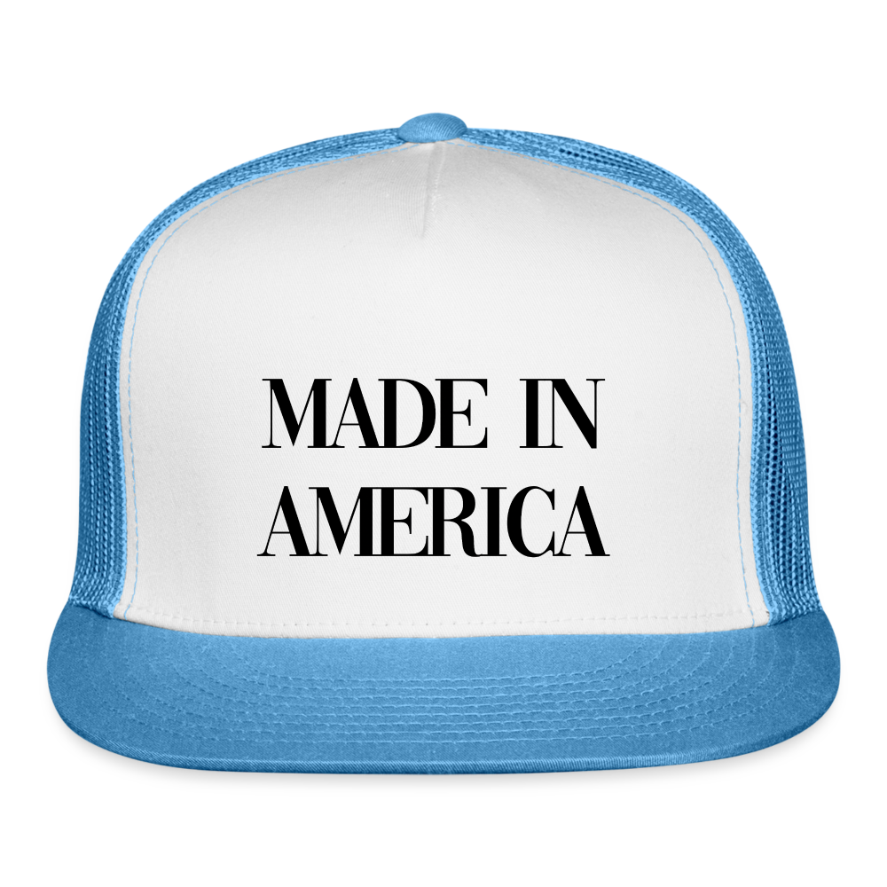 Made In America Trucker Hat - white/blue