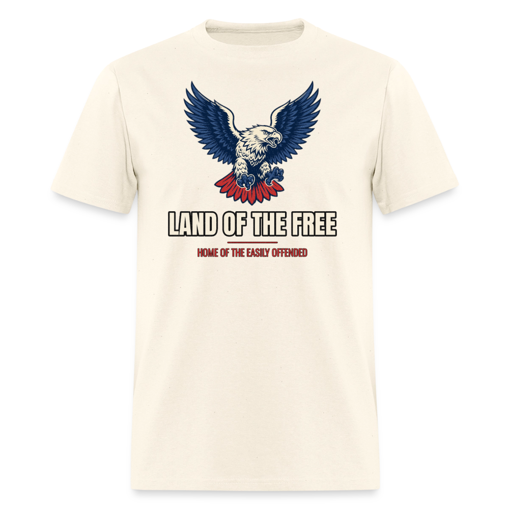 Land of the Free Eagle Classic T-Shirt - sweet cream heather