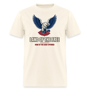 Land of the Free Eagle Classic T-Shirt - sweet cream heather
