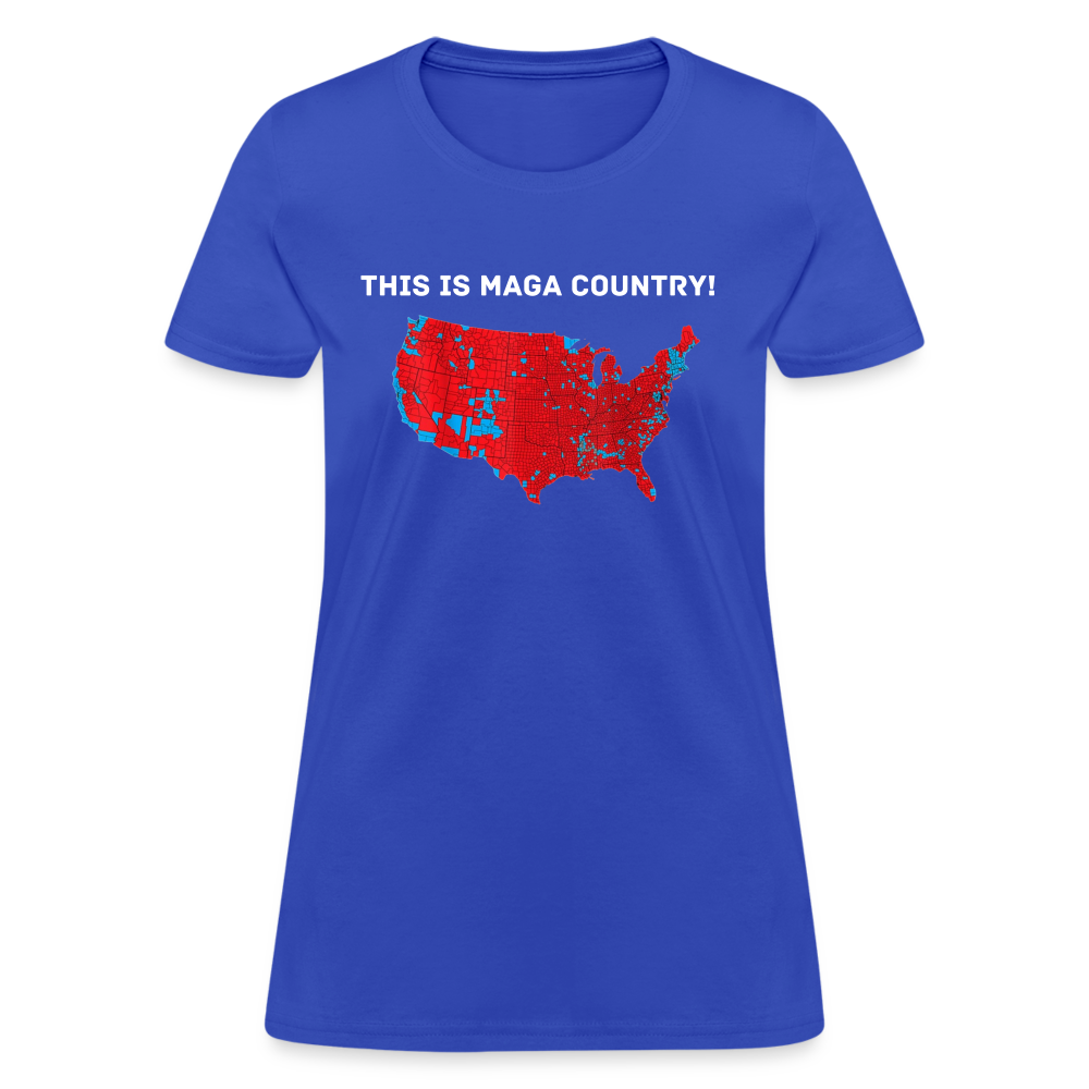 This Is MAGA Country Women's T-Shirt - royal blue