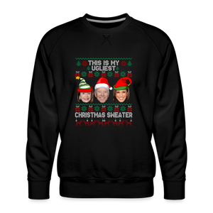 This Is My Ugliest Christmas Sweater Men’s Premium Sweatshirt - black