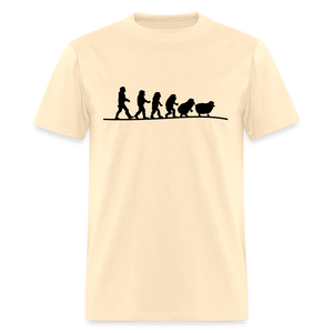 Human Evolution to Sheep Classic T-Shirt - natural