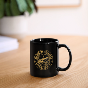 Alligator Alcatraz Full Color Mug - black