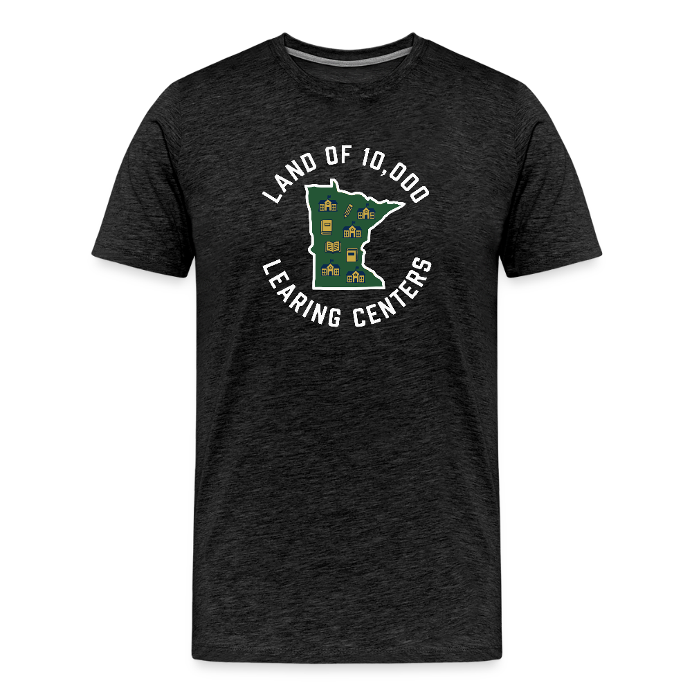 Land of 10,000 Learning Centers Funny Men's Premium T-Shirt - charcoal grey