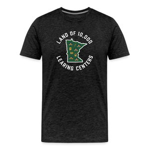 Land of 10,000 Learning Centers Funny Men's Premium T-Shirt - charcoal grey