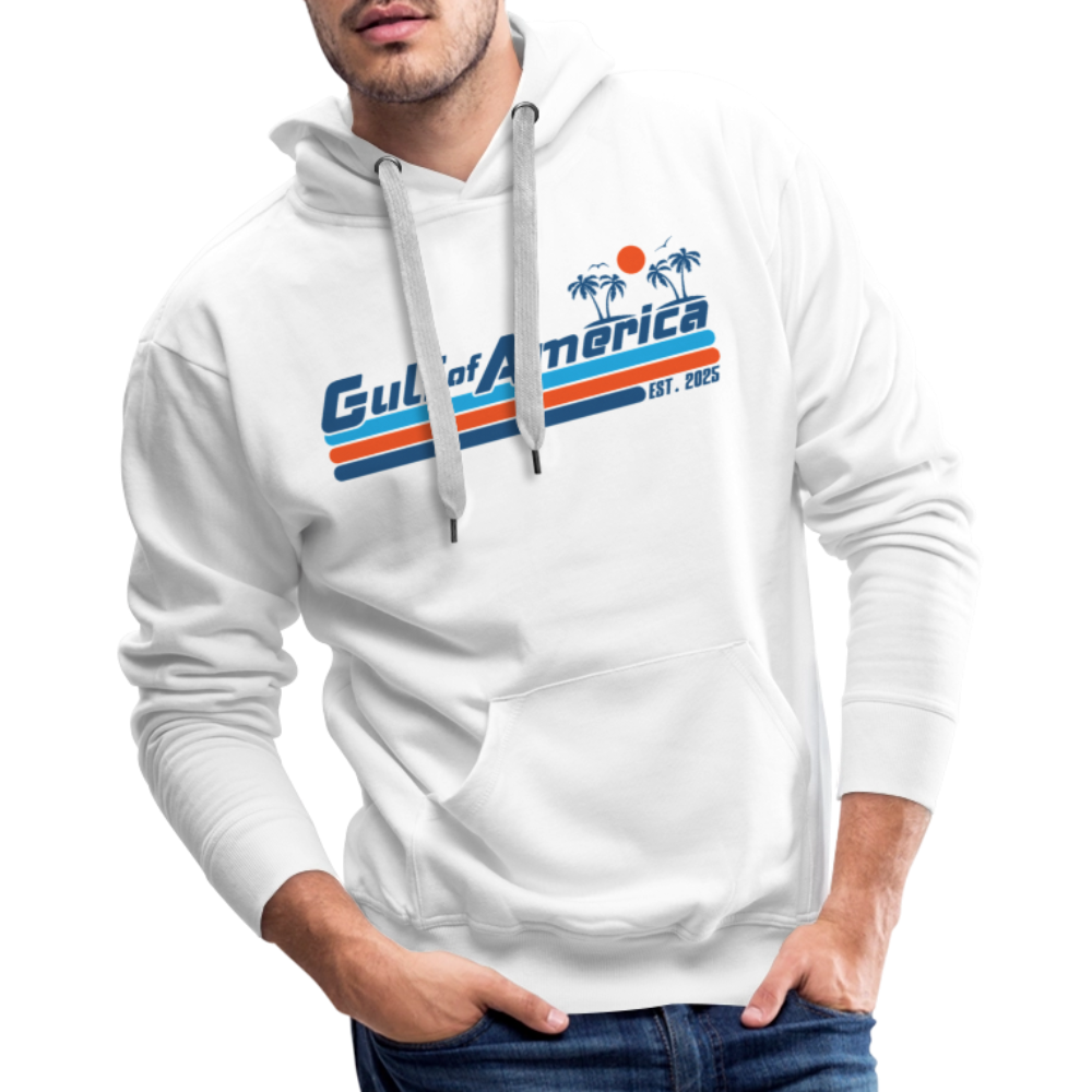 Gulf of America Men’s Premium Hoodie - white