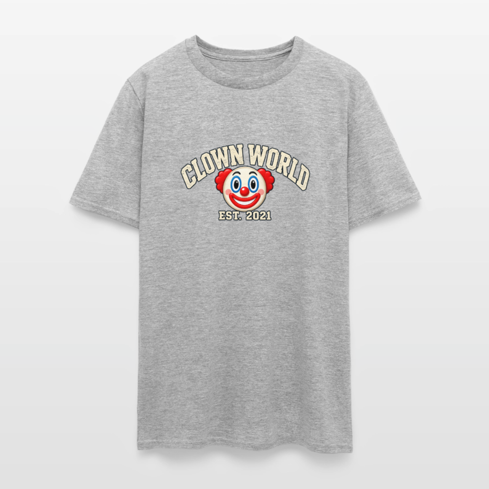 Clown World Est. 2021 Classic T-Shirt - heather gray