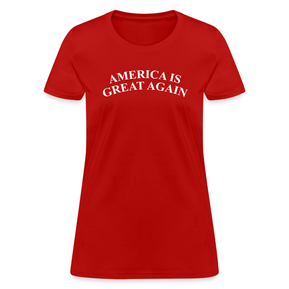 America Is Great Again Women's T-Shirt - red