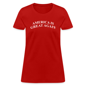 America Is Great Again Women's T-Shirt - red