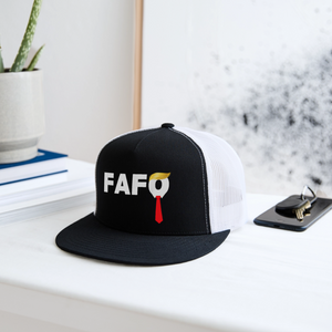 Trump FAFO Trucker Hat - black/white