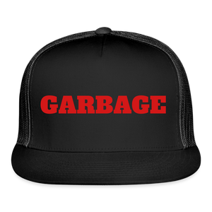 Garbage Trucker Hat - black/black