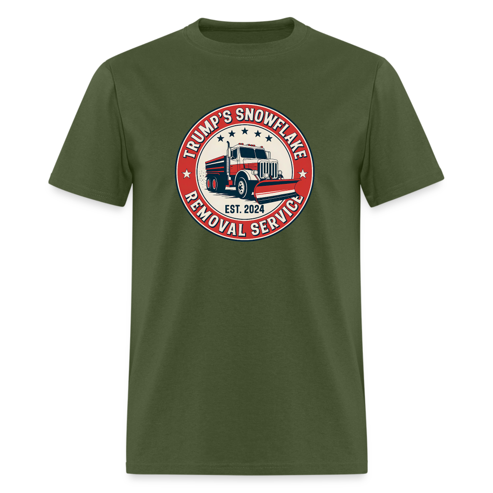 Trump's Snowflake Removal Service (Retro 2024) Unisex Classic T-Shirt - military green