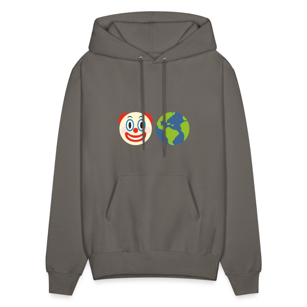 Clown World Men's Hoodie - asphalt gray
