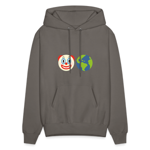 Clown World Men's Hoodie - asphalt gray