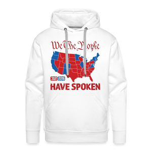 We The People Have Spoken Men’s Premium Hoodie - white