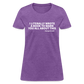 I Literally Wrote A Book To Warn You All About It - George Orwell Women's T-Shirt - purple heather