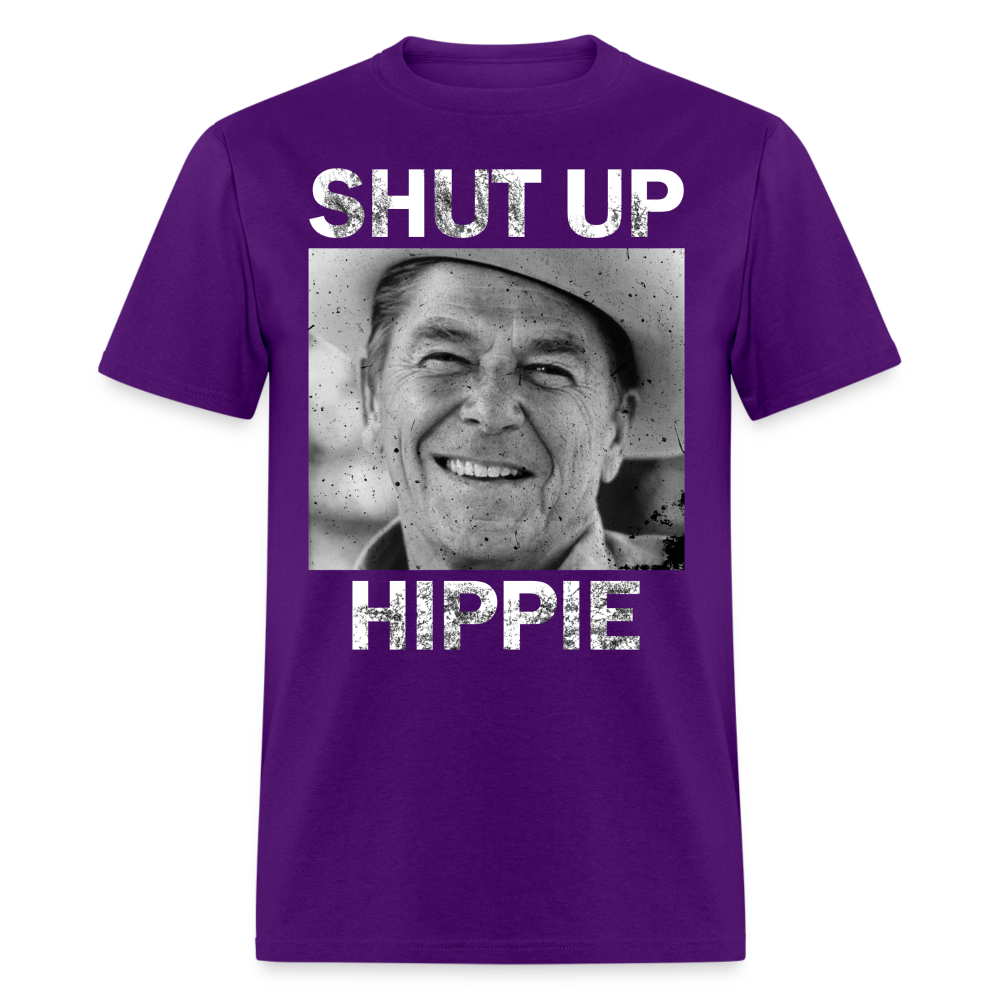 Shut Up Hippie Classic T-Shirt - purple