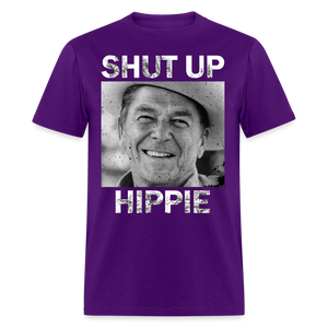 Shut Up Hippie Classic T-Shirt - purple