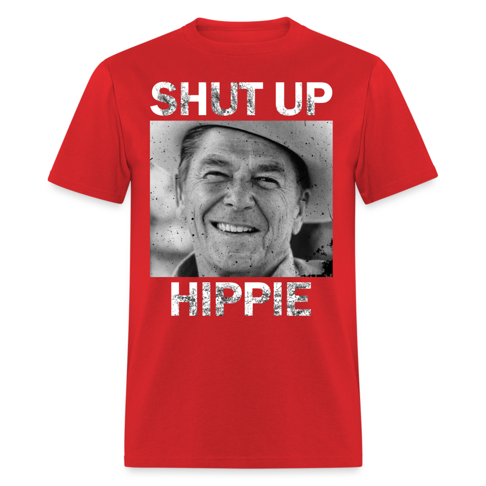 Shut Up Hippie Classic T-Shirt - red