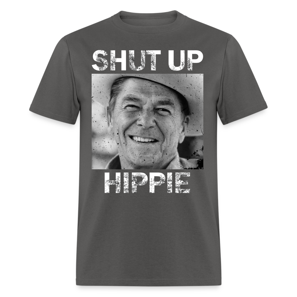 Shut Up Hippie Classic T-Shirt - charcoal