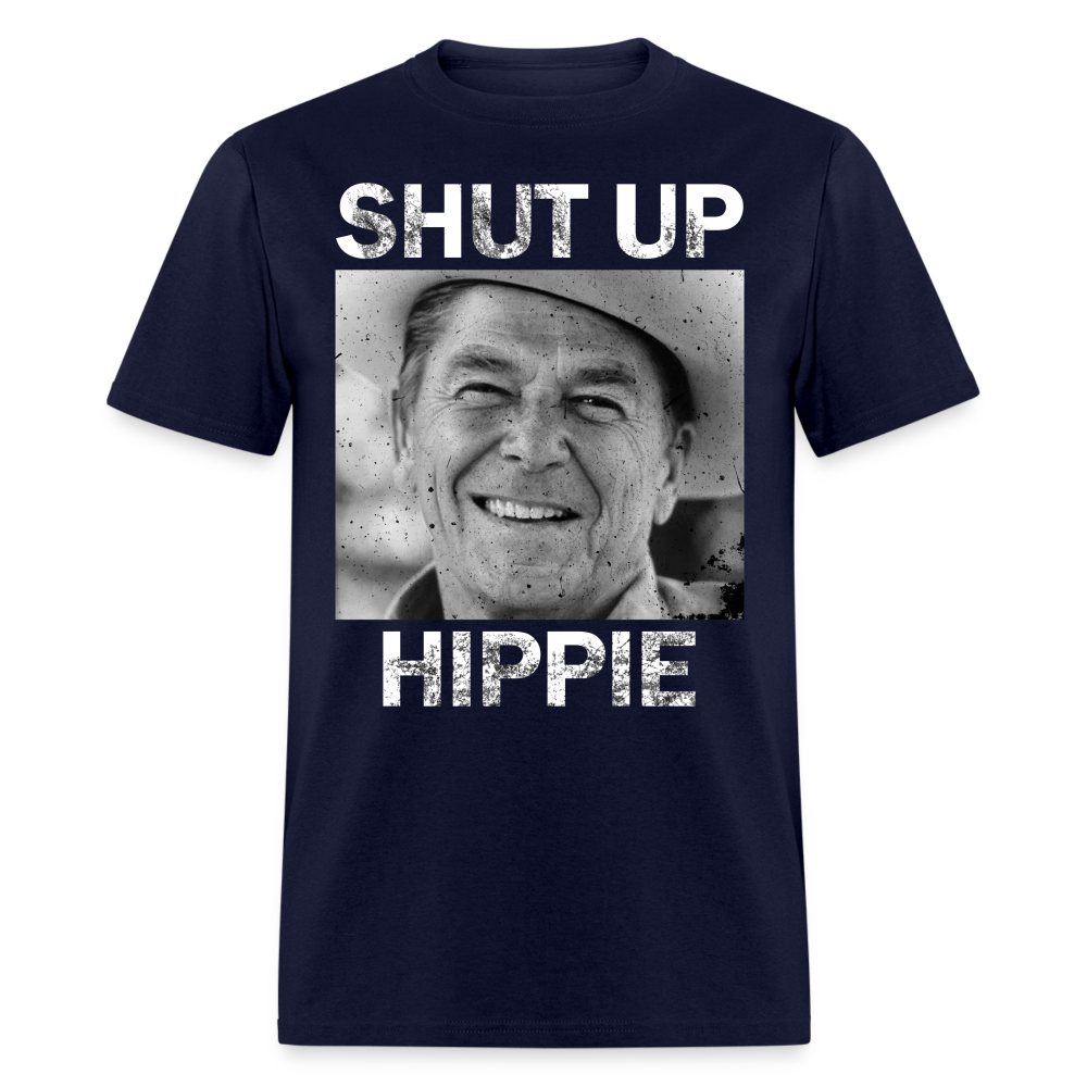 Shut Up Hippie Classic T-Shirt - navy