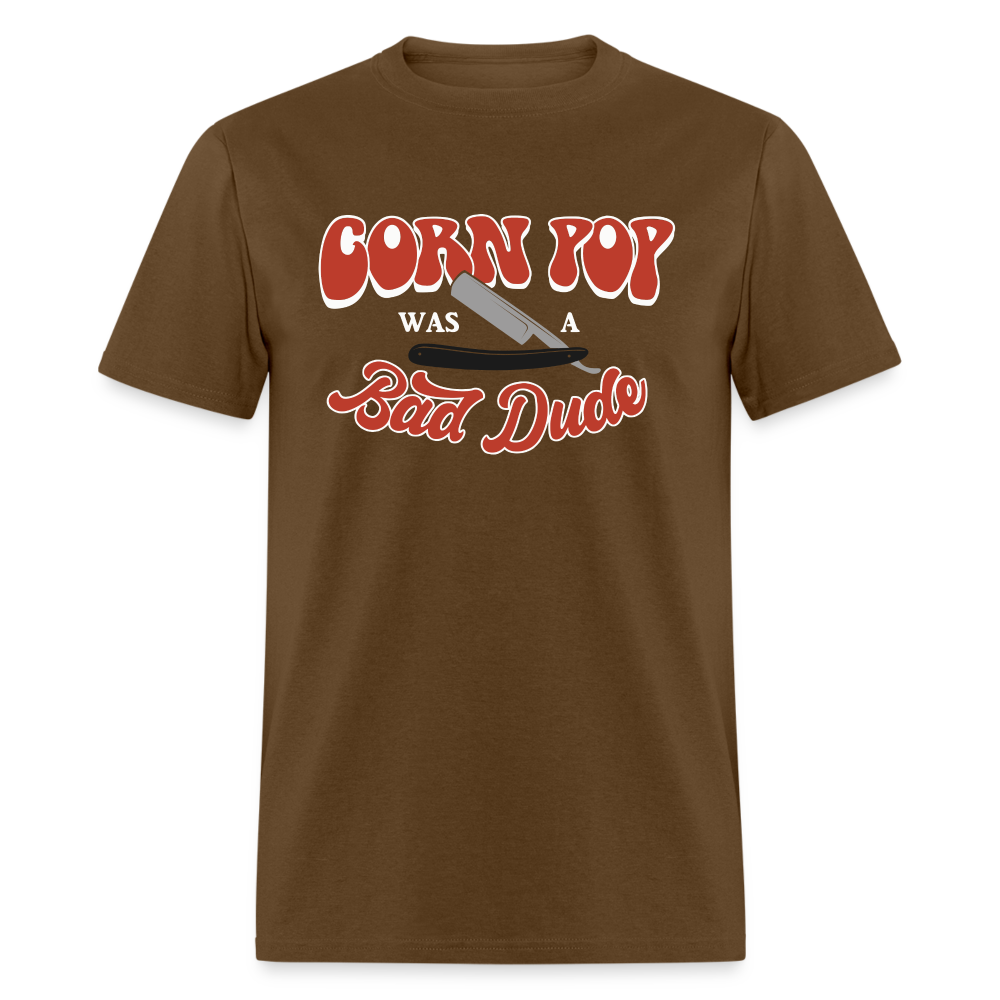 Corn Pop Was a Bad Dude Funny Biden Men's Classic T-Shirt - brown