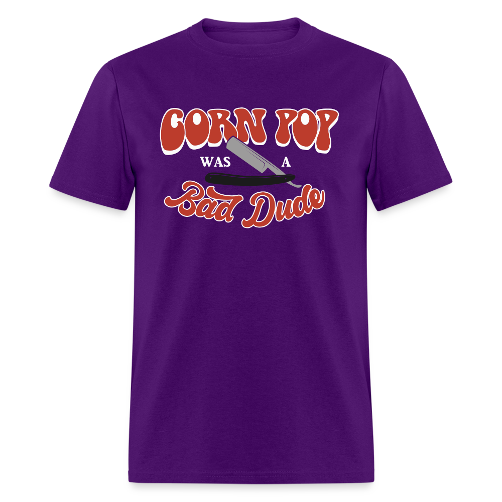 Corn Pop Was a Bad Dude Funny Biden Men's Classic T-Shirt - purple