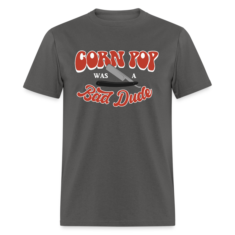 Corn Pop Was a Bad Dude Funny Biden Men's Classic T-Shirt - charcoal