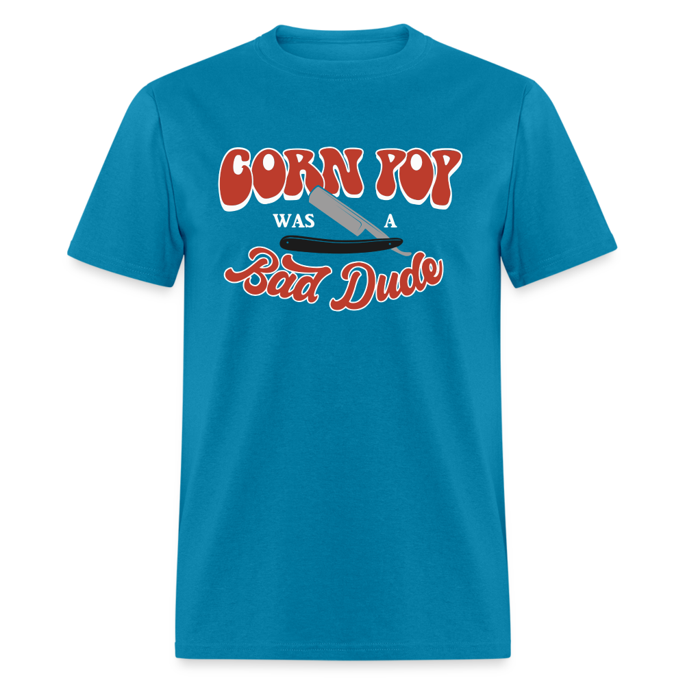 Corn Pop Was a Bad Dude Funny Biden Men's Classic T-Shirt - turquoise