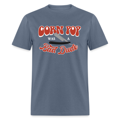 Corn Pop Was a Bad Dude Funny Biden Men's Classic T-Shirt - denim