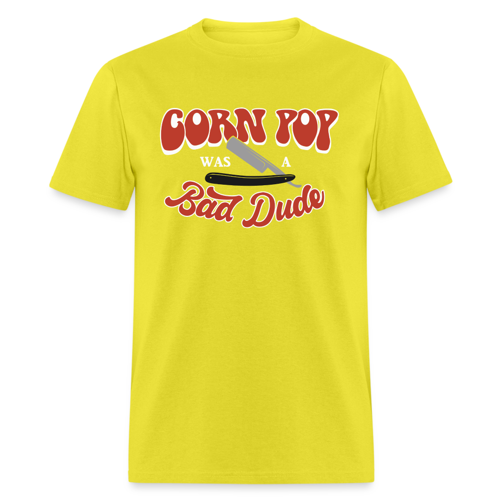 Corn Pop Was a Bad Dude Funny Biden Men's Classic T-Shirt - yellow