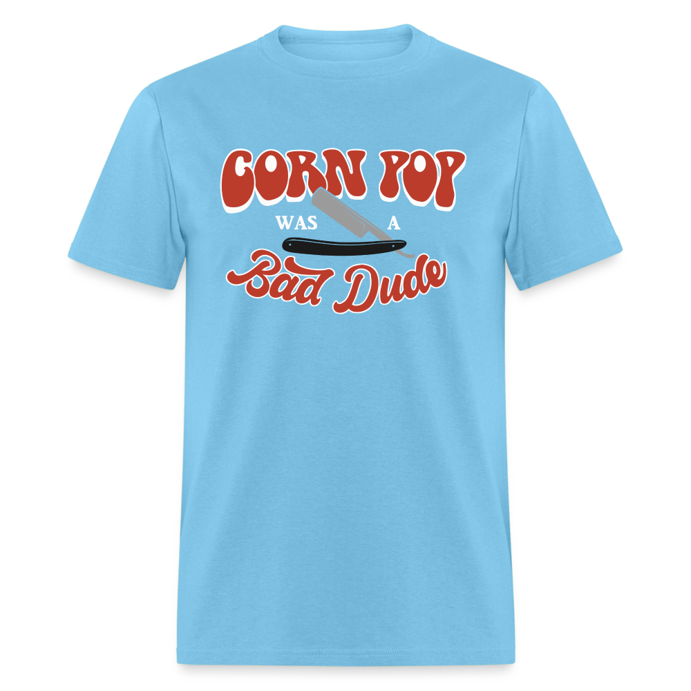 Corn Pop Was a Bad Dude Funny Biden Men's Classic T-Shirt - aquatic blue