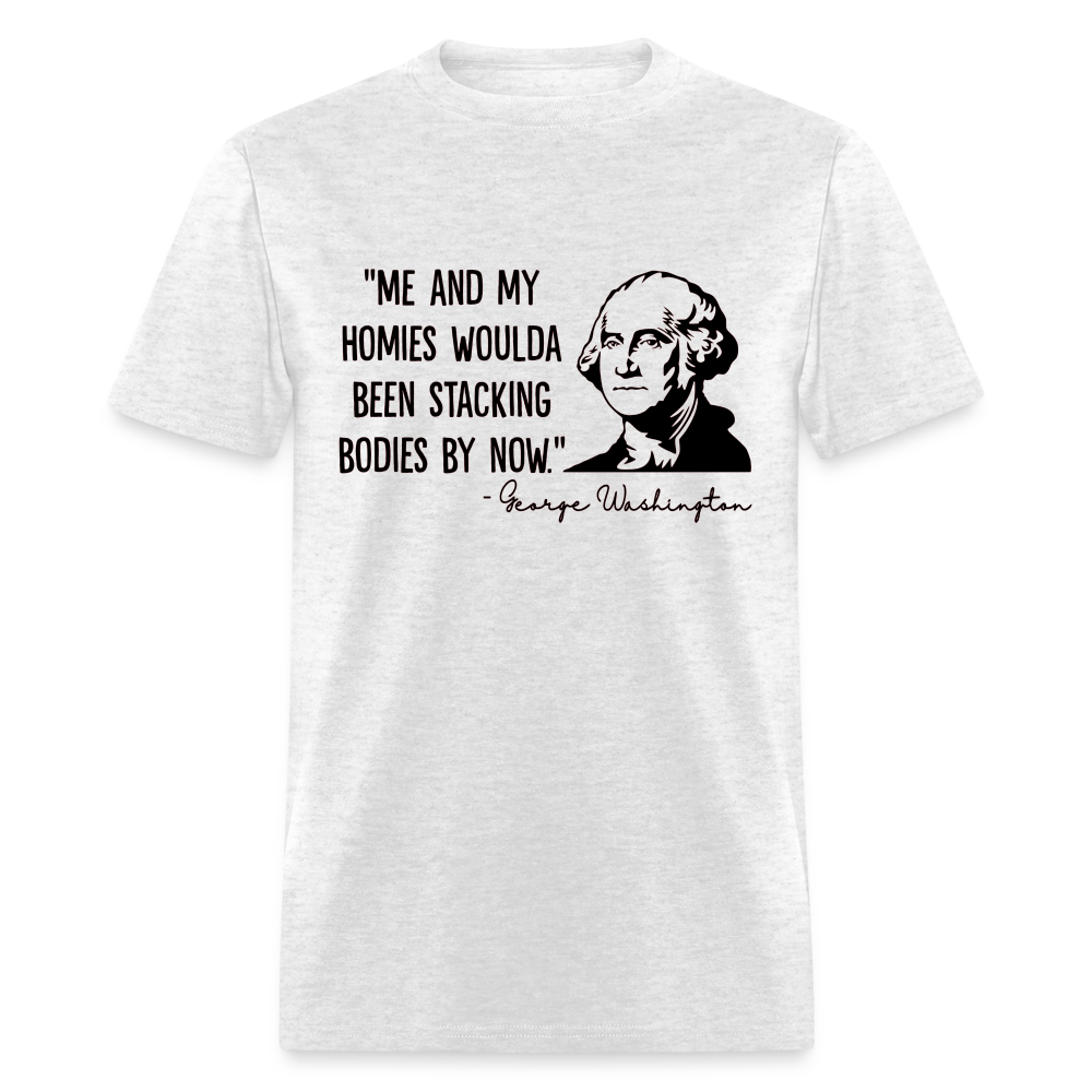 George Washington & His Homies Funny Classic T-Shirt - light heather gray