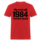 Make 1984 Fiction Again Classic T-Shirt - red