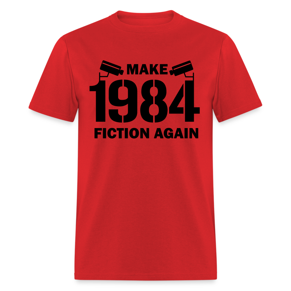 Make 1984 Fiction Again Classic T-Shirt - red