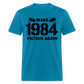 Make 1984 Fiction Again Classic T-Shirt - turquoise