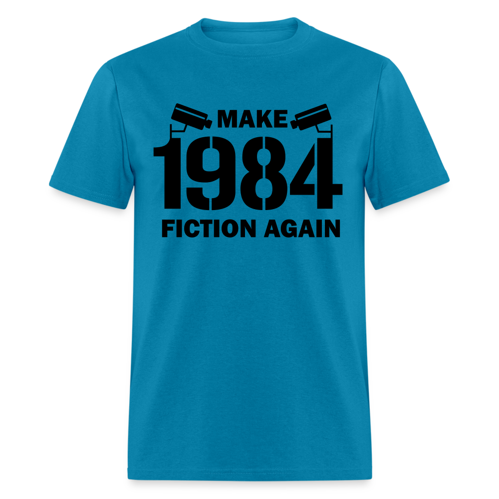 Make 1984 Fiction Again Classic T-Shirt - turquoise